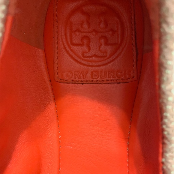 Tory Burch Orange and Tan Flats - Picture 2 of 4